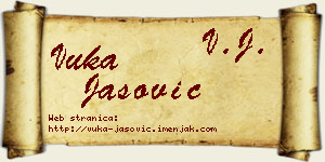 Vuka Jašović vizit kartica